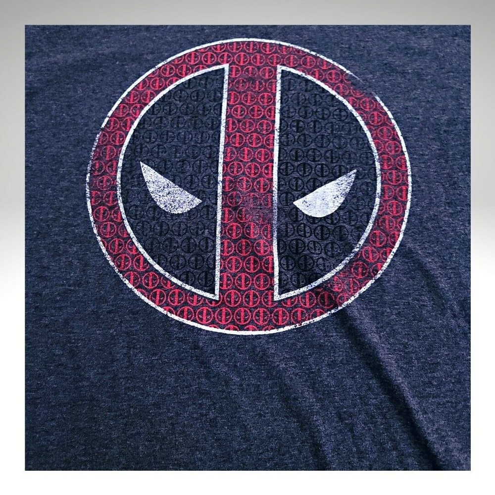 Marvel Men's Deadpool Charcoal Tee Shirt New with Tags Size Large